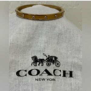 Coach Vintage Bangle Bracelet & Dust Bag